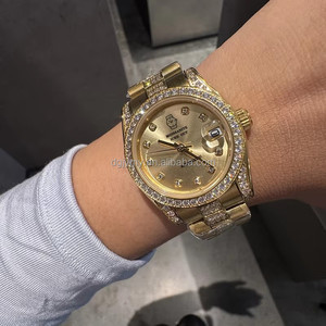 Orologio di Lusso Personalizzato con Diamanti Moissanite, <span class=keywords><strong>Acciaio</strong></span> Inossidabile 316, 31mm, Movimento Meccanico Automatico - Product Image 5