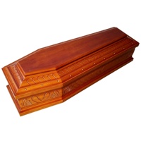 Ataúd de Madera Estilo Europeo Ecológico Personalizable, Suministro Directo de Fábrica China, Venta al Por Mayor