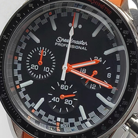 Nouvelle montre chronographe à quartz pour hommes, 40mm, boîtier en acier massif, bracelet en caoutchouc, mouvement VK63
