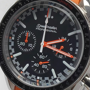 New 40mm <b>Men</b> Quartz Chronograph <b>Watch</b> Solid Steel Case Rubber Strap VK63 Movement - Product Image 2
