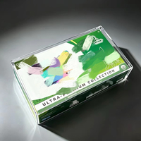 Étui de protection premium en acrylique transparent pour coffret booster 30e anniversaire avec couvercle magnétique