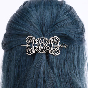 Barrette à <span class=keywords><strong>cheveux</strong></span> vintage viking pour femme, accessoires capillaires rétro gothiques celtiques, épingles à <span class=keywords><strong>cheveux</strong></span> en alliage, bâtons à <span class=keywords><strong>cheveux</strong></span> celtiques - Product Image 4