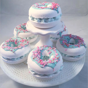 Coffret Cadeau Luxe OEM de Bombes de Bain en Forme de Donut pour Femme, Parfumées aux Huiles Essentielles Naturelles et Biologiques, Boules de Sel de Bain pour les Fêtes - Product Image 5