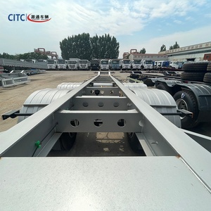 Semi-remorque squelette 2 essieux 40T avec pneus 12R22.5 pour conteneur 40 pieds, directement de l'usine, pour la Côte d'Ivoire - Product Image 6