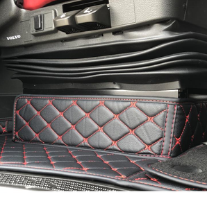 Alfombrillas de cuero 3D personalizadas para camiones, accesorios duraderos e impermeables para camiones de lujo para <span class=keywords><strong>Scania</strong></span>/Volvo/Man/HOWO/FAW - Product Image 6