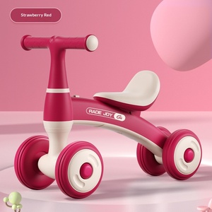 Nouveau vélo d'équilibre pour enfants de 1 à 3 ans, trotteur à quatre roues en plastique pour bébés garçons et filles, modèle 022 - Product Image 6