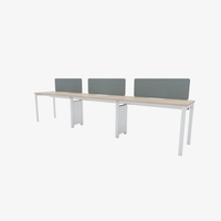 Mobilier de bureau établi Table d'écriture de bureau complète moderne modulaire 1 2 3 4 6 8 personnes siège personnel poste de travail