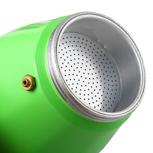 OEM personnalisé café expresso café <span class=keywords><strong>Moka</strong></span> pot 6 tasses aluminium & acier inoxydable portable céramique & verre ensemble direct fabricant - Product Image 6