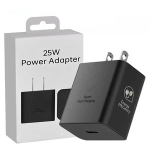 อะแดปเตอร์ชาร์จไฟแบบติดผนัง USB-C รุ่นใหม่ ปี 2026 กำลังไฟ 25 วัตต์ T2510 รองรับปลั๊ก US EU UK ชาร์จเร็วแบบ PD TYPE C สำหรับ <span class=keywords><strong>Samsung</strong></span> <span class=keywords><strong>Galaxy</strong></span> S24 <span class=keywords><strong>A53</strong></span> S23 - Product Image 6