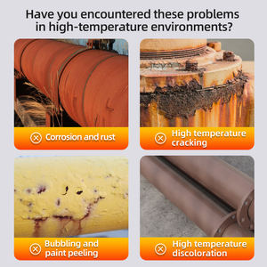 <span class=keywords><strong>Peinture</strong></span> résistante aux hautes températures 800 degrés, <span class=keywords><strong>tuyau</strong></span> d'échappement, four, anti-corrosion et anti-rouille, <span class=keywords><strong>peinture</strong></span> métallique argentée - Product Image 6