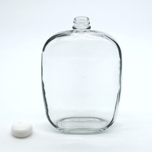 Charming Aesthetic Mushroom-Shaped Flat Liquor Bottle <strong>with</strong> Twist off Metal Cap for Home Cold Brewing <strong>Whiskey</strong> - Product Image 4