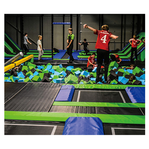 Parc de trampoline de qualité commerciale de haute qualité avec <span class=keywords><strong>équipement</strong></span> de terrain de jeu intérieur attrayant pour obstacle pour centre de jeu - Product Image 1
