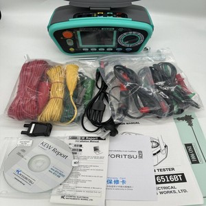 เครื่องทดสอบอเนกประสงค์อิเล็กทรอนิกส์ Kyoritsu KEW6516 100/250/500/1000 โวลต์ 2000 เมกะโอห์ม ความแม่นยำ 2% ระดับการป้องกัน IP65 ความแม่นยำสูง รับประกัน 1 ปี - Product Image 3