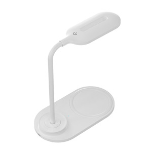 HiTao Adjustable LED Desk <b>Lamp</b> with 15W Fast <b>Wireless</b> Charger - Multi-Functional USB Table Light for Office Home Study - Product Image 6