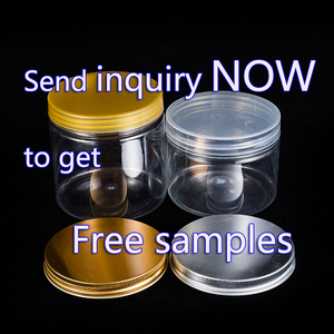 Kích Thước Khác Nhau 50Ml 100Ml 150Ml 200Ml 250Ml 300Ml 350Ml 400Ml 450Ml 500Ml Rỗng Pet Rõ Ràng Pet Jar Với Nhôm Nhựa Vít Nắp - Product Image 2