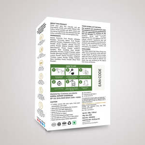 Poudre de henné naturel INDALO, semi-permanente, couvre 100% des cheveux gris, meilleure teinture pour cheveux, qualité supérieure, prix de gros OEM indien - Product Image 2