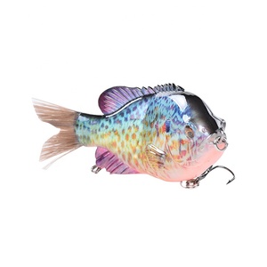 Señuelo de plástico ABS, cebo de 15cm, 2 secciones, brocha azul, cola, <span class=keywords><strong>Sunfish</strong></span> Glide, cebo de natación, señuelo de hundimiento - Product Image 6