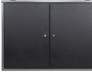 Double Door Wall Mounted Steel Garage Tool Cabinet, Perforated Back Panel Storage Cabinet for Workshop Kitchen Warehouse - Product Image 3
