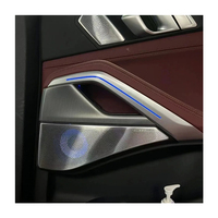 Couverture de haut-parleur éclairée par LED RGB avec lumière ambiante pour X5 G05, lampe d'ambiance intérieure de voiture, accessoires de modification automobile