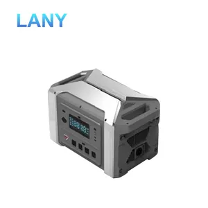LANY all'aperto di grandi dimensioni ad alta capacità 500W 1200W 2000W 3000W Lifepo4 batteria al litio campeggio generatore solare centrale elettrica portatile