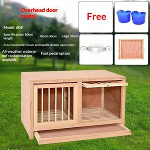 Cage d'élevage de pigeons de course écologique, nichoir en bois pour pigeons, boîte de nidification pour l'élevage de pigeons - Product Image 6