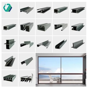 <span class=keywords><strong>Profili</strong></span> di estrusione in alluminio 6063 su misura 70 scorrevoli termici finestra di vetro in alluminio vetro finestre e porte 6063 6061 T5 T6 - Product Image 5