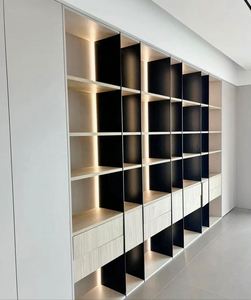Bibliothèques de rangement murales pour le salon, le bureau et le salon modernes Meubles d'armoire Design sur mesure Grande étagère à livres en bois Bibliothèque - Product Image 3