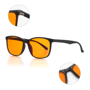 Gafas con Filtro de Luz Azul Personalizadas con Diseño Nuevo de Sunray, Montura Cuadrada Clásica de Moda en Color Naranja Amarillo para Hombre y Mujer - Product Image 1