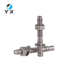 Pernos de Expansión con Cabeza Hexagonal, Acero Inoxidable 304, M6 M8 M10 M12, para Contratistas, Empaque a Granel - Product Image 1