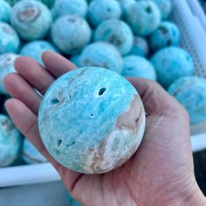 Esfera de Cristal de Cuarzo Natural de Alta Calidad para Sanación Reiki, Esfera de Cristal de Hemimorfita Druzy para Regalo Espiritual - Product Image 2