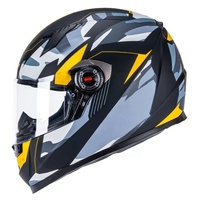 Nouveau Casque de Moto Intégral Tendance Ff358 Double Visière Léger pour Moto, Scooter et Motard
