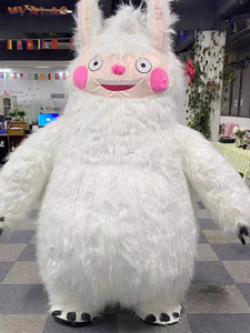 Tamaño personalizado gigante realista personaje de dibujos animados inflable mascota disfraz <span class=keywords><strong>Yuki</strong></span> disfraz Cosplay para eventos fiesta - Product Image 5