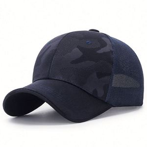 Casquette de baseball respirante en maille camouflage pour homme et femme, idéale pour l'été et les activités de plein air, style décontracté et protection solaire. - Product Image 2