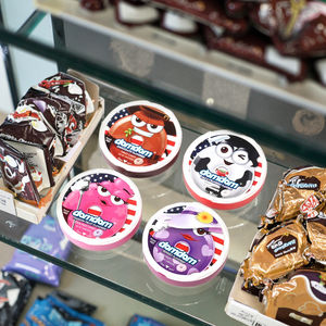 Comprimé <span class=keywords><strong>Domdom</strong></span> aromatisé aux fruits de la passion bonbons dans une boîte ronde en PP menthes sans sucre - Product Image 6