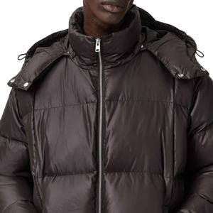 Abrigo de Invierno para Hombre de Alta Calidad al por Mayor a Bajo Precio, Talla Grande, con Logotipo Personalizado, Abrigo de Plumón Cálido de Invierno para Hombre - Product Image 6
