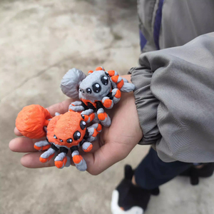 3D Printed Mini <b>Spiders</b> Articulated <b>Spider</b> Toys 3D Print Animals Fidget Toys Decor for Stress Relief Desktop Pet <b>Spider</b> - Product Image 1