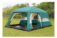 Tente de camping de luxe grande capacité pour 3-4 personnes, toutes saisons, une chambre et un salon, imperméable 2000-3000mm, livraison bientôt en stock