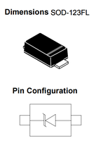 Diode TVS bidirectionnelle Leiditech LM-AZ3005-01G SOD-123FL 5V 200W pour l'électronique grand public et les équipements de communication