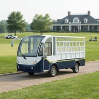 Nouveau bus de patrouille électrique longue portée, 2 places, camion utilitaire à 4 roues, transport de marchandises, tourisme, avec batterie au lithium