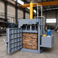 Presse à balles hydraulique verticale pour déchets plastiques, carton, métal, machine de recyclage