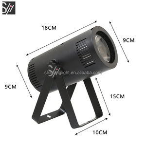 Led Ánh sáng chùm pinspot ánh sáng Spotlight 15 Wát siêu sáng đèn gương bóng DJ Disco sân khấu hiệu ứng ánh sáng cho KTV DJ Đảng - Product Image 6