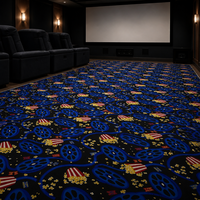 Maßgefertigter Bedruckter Teppich Personalisiertes Muster-Teppichbahn für Kino Hotel Lobby Ausstellung Event und Kommerzielle Bodendekoration