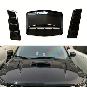 Juego de 3 Cubiertas para Ventilaciones de Coche y Camioneta, Cubierta para Capó + Cubiertas para Ventilaciones Laterales, Accesorios Universales para Coche, Decoración Exterior - Product Image 3