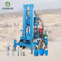 Trou de forage utilisé plate-forme terrestre 30m 40m 50m 150m forage Hf300d petite eau profonde bien Machine sur remorque