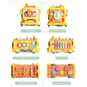 Jouet d'activités multifonctionnel Montessori pour bébé, <span class=keywords><strong>xylophone</strong></span> pour nourrissons, jeu d'association de formes, développement de la motricité fine, jouets éducatifs d'apprentissage - Product Image 4