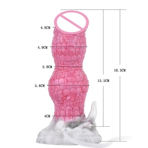 YOCY Silicone Fantasy Fire Kylin Squirting Penis Large Ejaculation <b>Dildo</b> With Sucker Spray Liquid Sex Toys for Women Men - Product Image 6