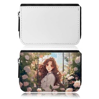 Ensemble de manucure 7 pièces, outils de soin des ongles, kit de toilettage portable de voyage, étui en cuir PU à fermeture éclair, sublimation personnalisée, promotionnel