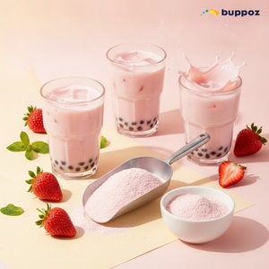 ผู้ผลิตผงชานมสตรอว์เบอร์รีแบบขายส่ง ขนาด 1 กก. - Product Image 6