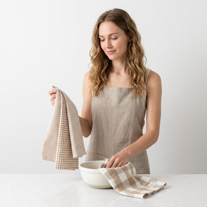 Chiffons de nettoyage en microfibre ultra doux, durables et écologiques, personnalisables, pour la cuisine et la maison, brodés en nid d'abeille, absorbants, 2026 - Product Image 1