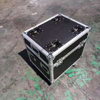 Flight case de scène DJ personnalisable OEM/ODM avec base en acier, insert réglable pour drapé, et cadre en aluminium avec mousse EVA